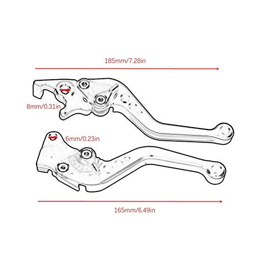 Frizione Freno Leva Leve Freni a Tamburo per Moto
