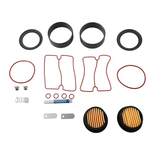 Besttoolifes Kit de reparación de compresor de aire silencioso con cilindro de pistón y anillos de sellado para compresores de aire de 550 W