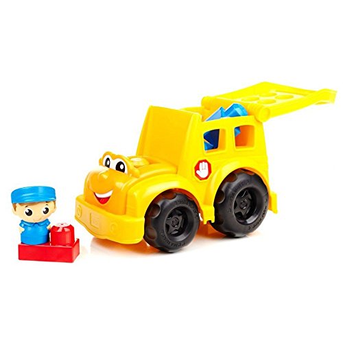 Megabloks - 80410U - Jeu de Construction - Bus d'Écoliers