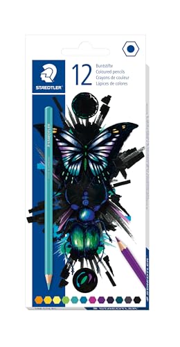 Staedtler - Etui carton 12 crayons de couleur - Assortis - Edition Cool & Cute - 146 C12 E1