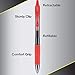 Pilot G2 Premium Gel Roller Pens, Fine Point 0.7 mm, Red Pens, Pack of 4 - Ideal for School, Journaling & Office Writing