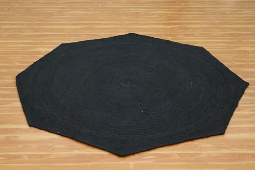 Tapis en jute tressé main anti-usure 1,2m pour protéger le sol de votre cuisine ou salon