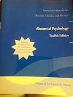 Instructor's Manual for Abnormal Psychology 14th Edition - Butcher, Mineka, and Hooley 0205649912 Book Cover