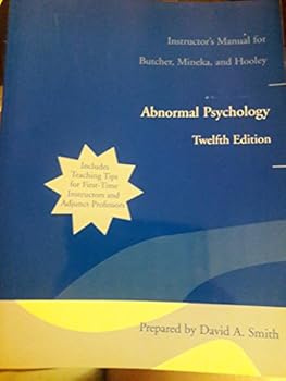 Paperback Instructor's Manual for Abnormal Psychology 14th Edition - Butcher, Mineka, and Hooley Book