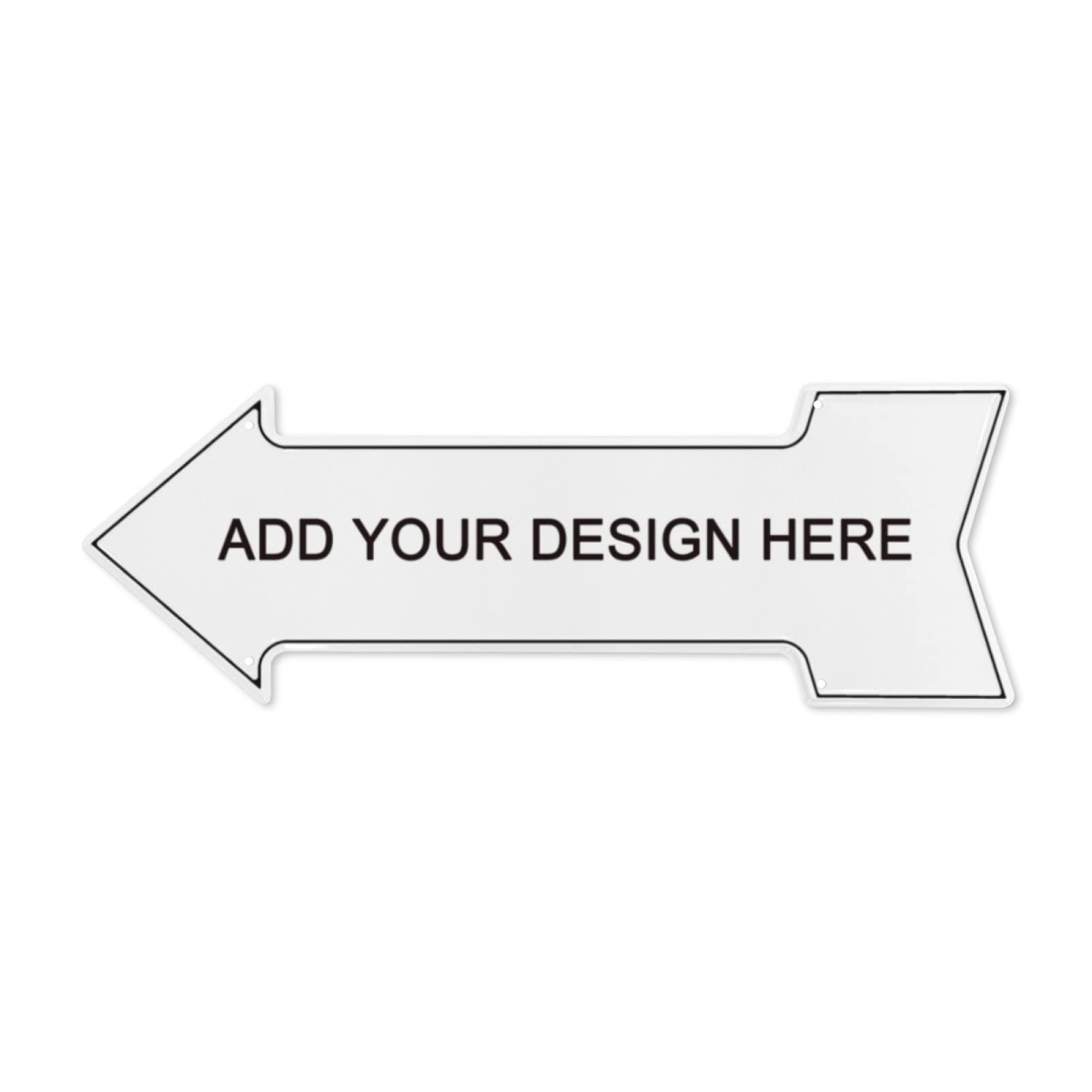 Custom Personalize Arrow Metal Signs Any Text Any Name Arrow Man CAVE Street Sign Chic Rustic Street Plate Sign Bar Cafe Restaurant Shop Home Decor