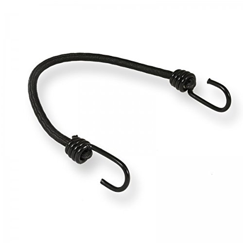 100 pieza Expander 100 cm 6 mm de diámetro planificar Tensor Tensor con dos espiral gancho negro Cover