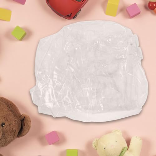 Support pour peluches et housse transparente pour optimiser la décoration de chambre