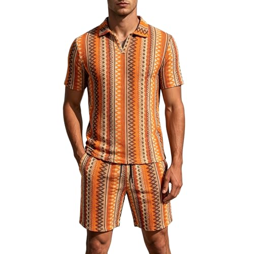 Ensemble de pyjama transparent pour homme short boxer et chemise d'été combinaison