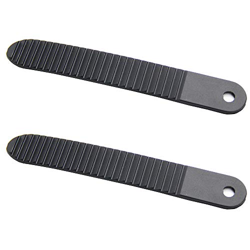 UP100® Snowboard Binding Toe Tongue Ladder Straps Black Plastic 6.7 inch for Snowboard Strap-in Binding System - Thumbnail 2