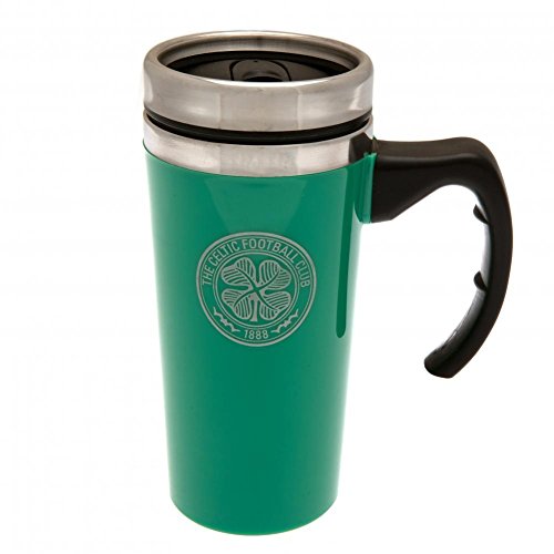 Image of Celtic FC Aluminium Travel Mug Official Football Gift