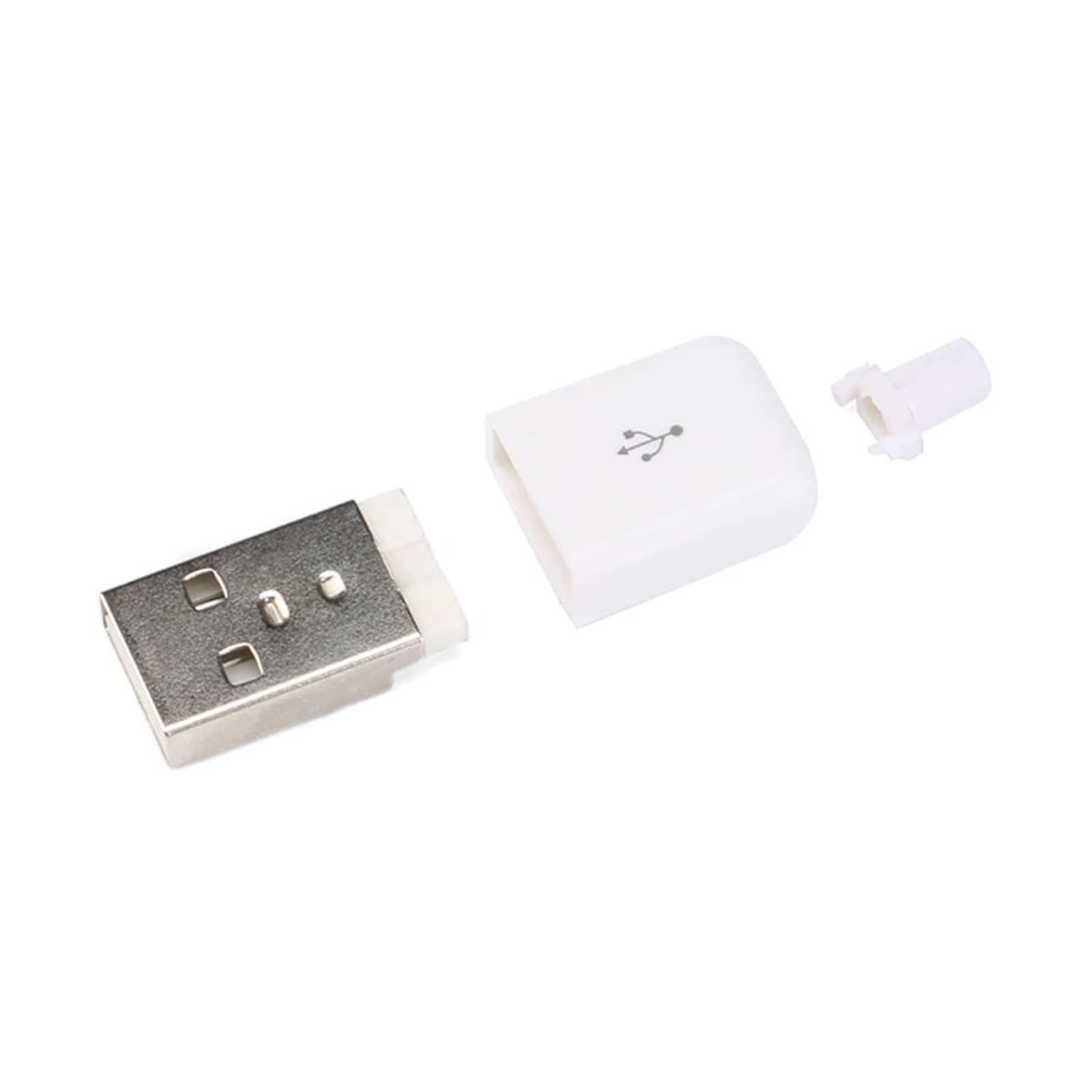 Kit assemblage USB 2.0 fiche mâle 4 broches connecteur données type A - 7