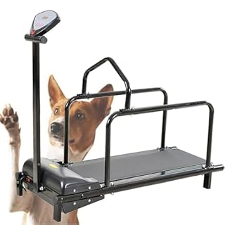 Electric Dog Treadmill for Large, Medium & Small Dogs Pet Fitness Running Machine, Quiet Motor, Adjustable Speeds & LCD Display Indoor Exercise Equipment for Dogs Cats