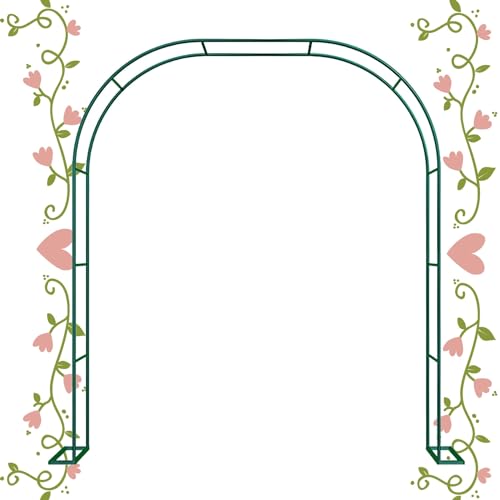 Arche de jardin en métal anti-rouille pour fixer solidement vos plantes grimpantes lourdes