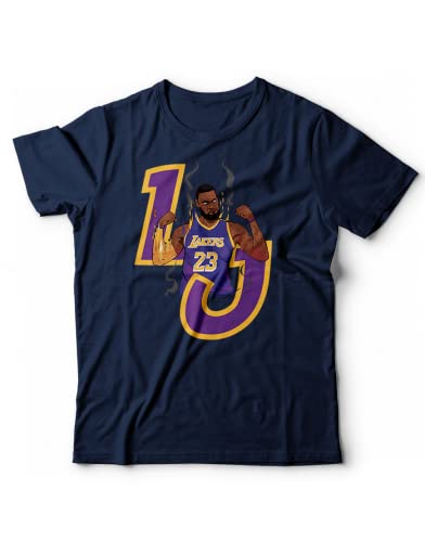 Generico Camiseta Campeones de Baloncesto Lebron 23 Baloncesto - Manga Corta - 100% Algodón,...