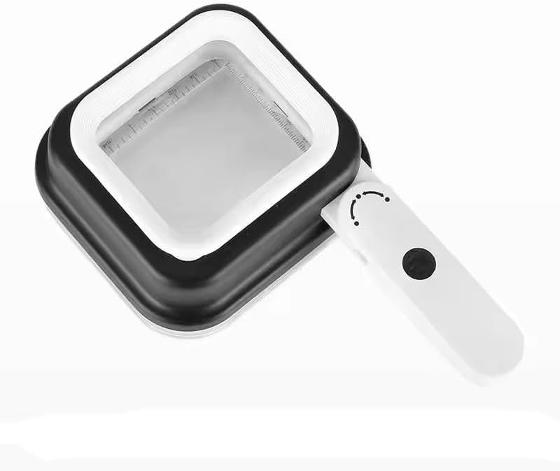 Magnifying Glass with Light Scale 10//15/20x Adjustable Eye Loupe Handheld Potable