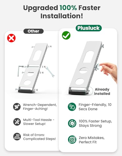 Image of Window Air Conditioner Support Bracket: Adjustable Anti-Slip Shock-Absorbing Mat Window Safe Bracket Built-in Bubble Level - 5000 to12000 BTU AC Units Window Mount Bracket Up to 85 lbs