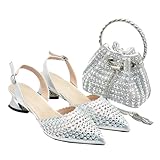 Nigeria Shoes and Bride Set Ladies Wedding Shoes Italian Style Heels African Women Party Pumps Color 10