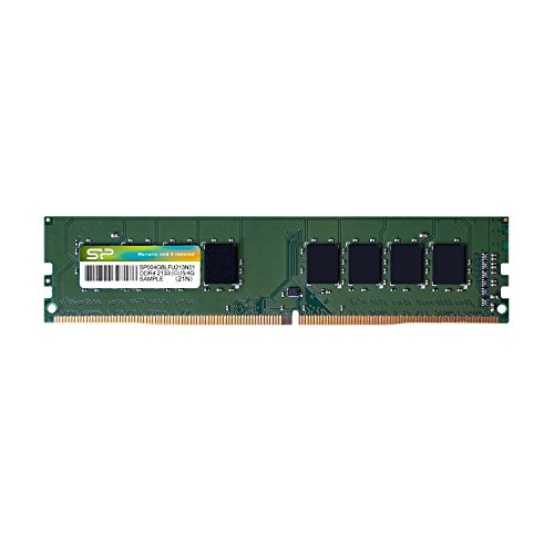 Silicon Power DDR4-2400 (PC4-19200) 4GB 288Pin 1.2V CL17 SP004GBLFU240N02 Desktop PC Memory Green