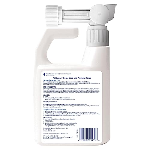 Image of PetArmor Home Yard Spray for Dogs, Kills and Protects Against Fleas, Ticks, Mosquitoes, Ants, and Other Bugs, 32oz