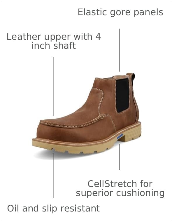 Image of Twisted X Work 4 inch Work Chelsea Boot