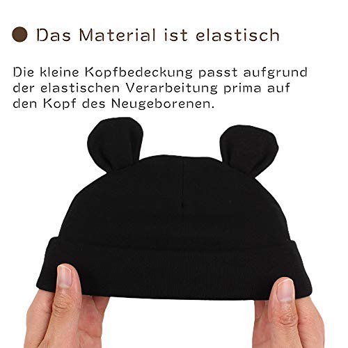 Pesaat Babymuts pasgeborenen meisjes muts baby jongens beanie katoen voor 0-6 maanden baby's unisex eerste muts… - Image 7
