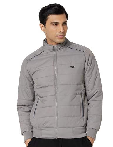 Qube By Fort Collins Men’s Parka Coat (12140_Grey_Double Extra Large)