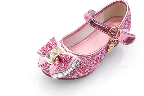 Girls Dress Shoes - Mary Jane Princess Low Heel Shoes for Kids3