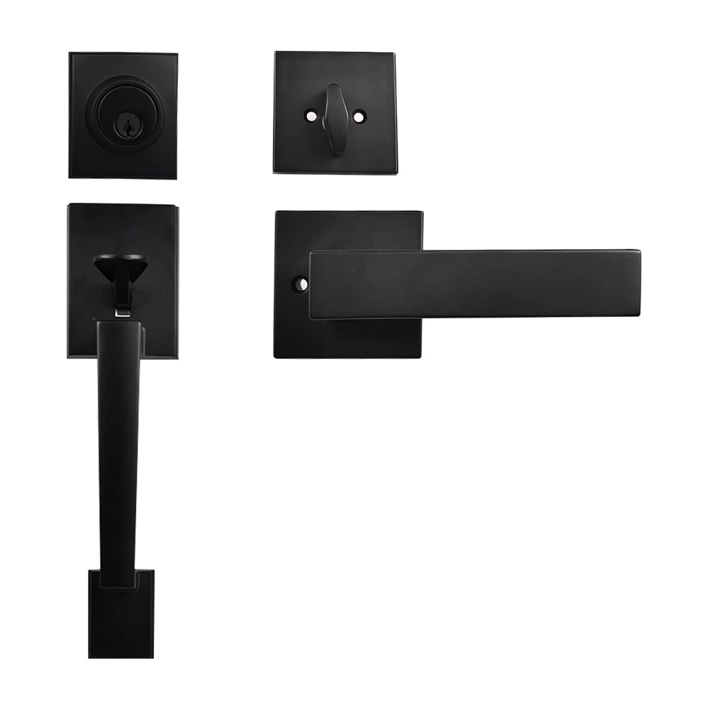 Buy Entry Door Handle Front and Deadbolt Lock Set / Single Cylinder