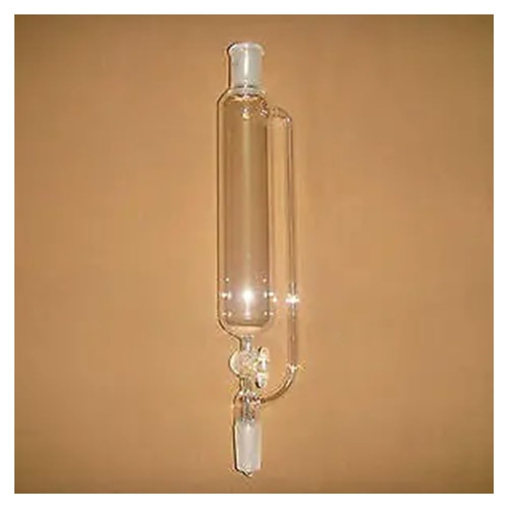 Equipos y suministros de laboratorio Embudo adicional de vidrio 24/40 250 ml con llave paso