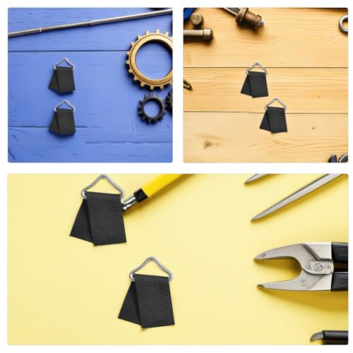 Boucles métalliques de sangle pour sécuriser le trampoline du jardin