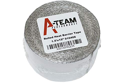 A-Team Performance Heat Shield Tape with PSA Ultra-Lightweight Self-Adhesive Heat Resistant Heat Reflective Thermal Tape 1.5 x 15 Roll Adhesive Backed Heat Barrier