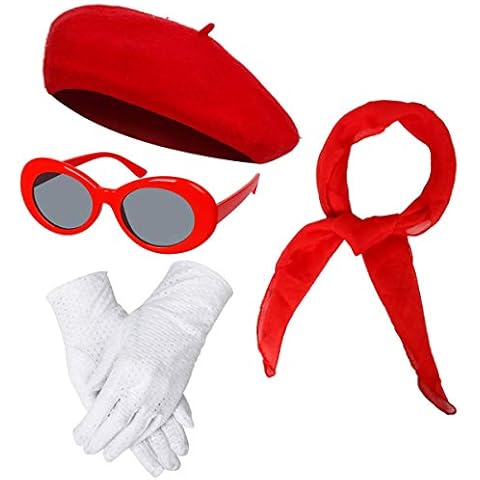 NUWIND Vintage French Beret Hat Set Cover