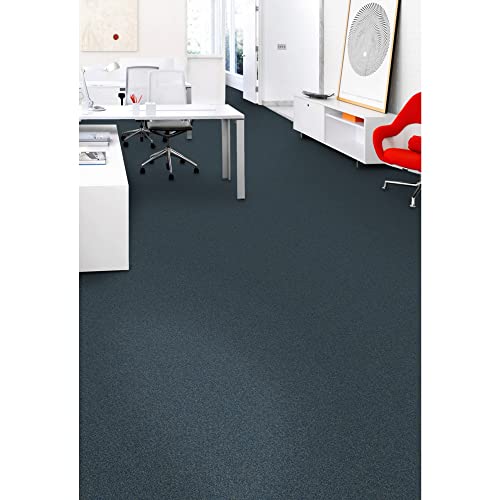 Image of Mohawk Advance 8 inch x 8 inch Carpet Tile Sample with Colorstrand Nylon Fiber in Azure