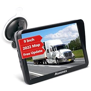 Sat Nav, Aonerex 9 Inch GPS Navigation System Pre-Installed Latest UK Europe Maps with Lifetime Free Map Updates for Car…