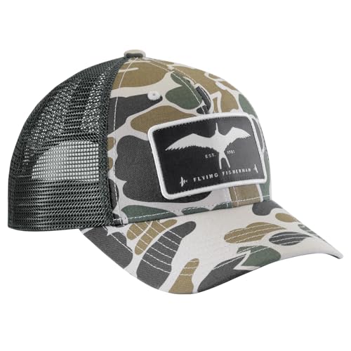 Chapeau de camionneur Warbird Flying Fisherman casquette de pêche réglable camo