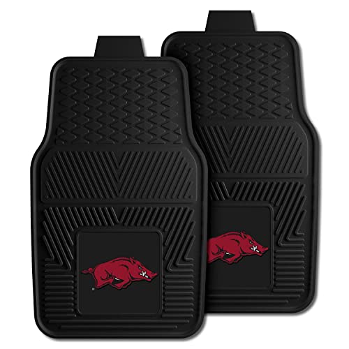 FANMATS - 8762 NCAA University of Arkansas Razorbacks Vinyl Heavy Duty Car Mat 18