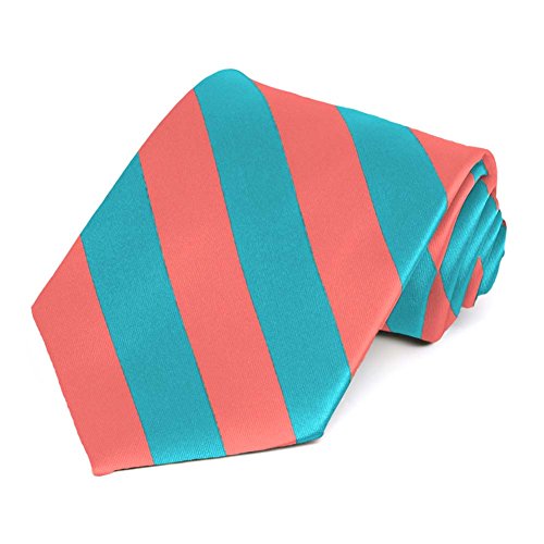 Image of tiemart Men's Striped Tie Standard Length