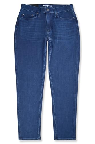 Banana Republic Mens 875054 Athletic Fit Denim Travel Jeans, (32W x 30L, Indigo Rinse Blue 06)
