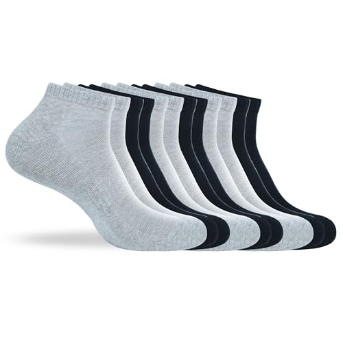 Image of Women's Ankle Socks Thick Cushioned Cotton, Moisture-Wicking socks, Breathable Performance Socks for Running, Sports