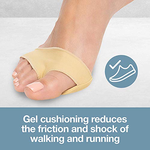 Image of ZenToes Ball of Foot Pads Metatarsal Cushions for Metatarsalgia, Arthritis and Sesamoid Pain Relief 1 Pair (Large, Women 8-10, Men 9-11) (Pack of 2)