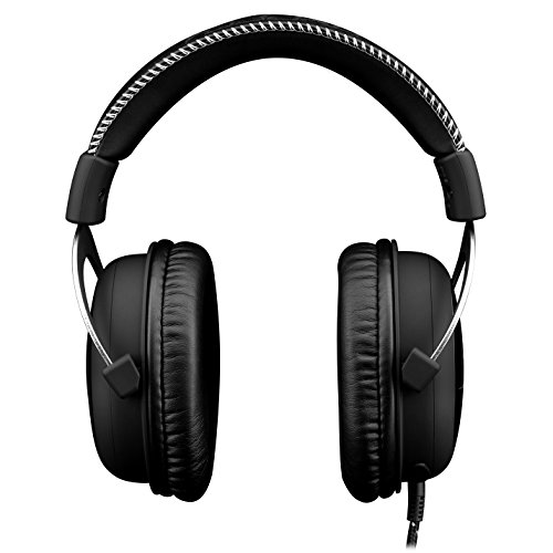 HyperX HX-HSCL-SR/NA Cloud Silver - Fone de Ouvido, compatível com PS4, Xbox One e PC, Preto (Black/