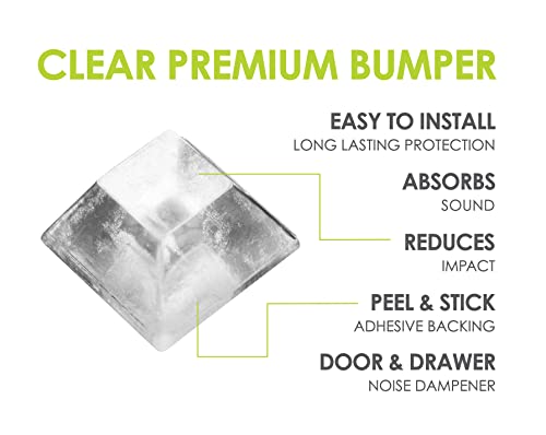 image for Slipstick Premium Adhesive Clear Bumper Pads 48 Piece Variety Pack, Ro