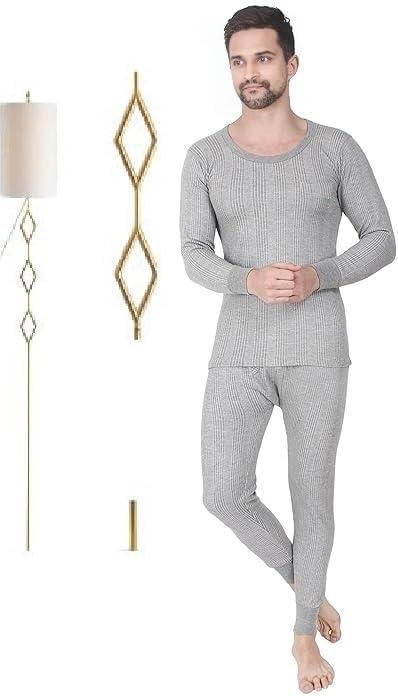 THE LION'S SHARE Thermal Wear for Men Set Top & Bottom Thermal Wear for Men Thermal Winter Clothes for Men Set Thermals Innerwear for Men