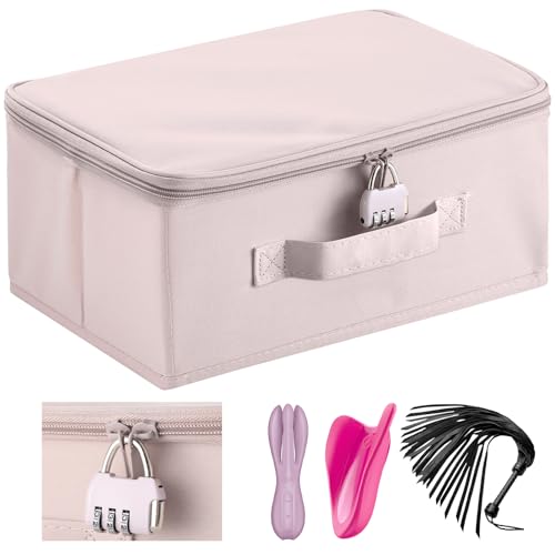 Discreet Lockable Adult Toy Bag Storage Organizer,12