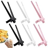 Finger Chopsticks, 6PCS Finger Snack Chopsticks Finger Chopsticks for Gamers Food-Grade Materials,Ergonomic Design Stable and Not Easy to Fall Off Convenient and Not Dirty Hands