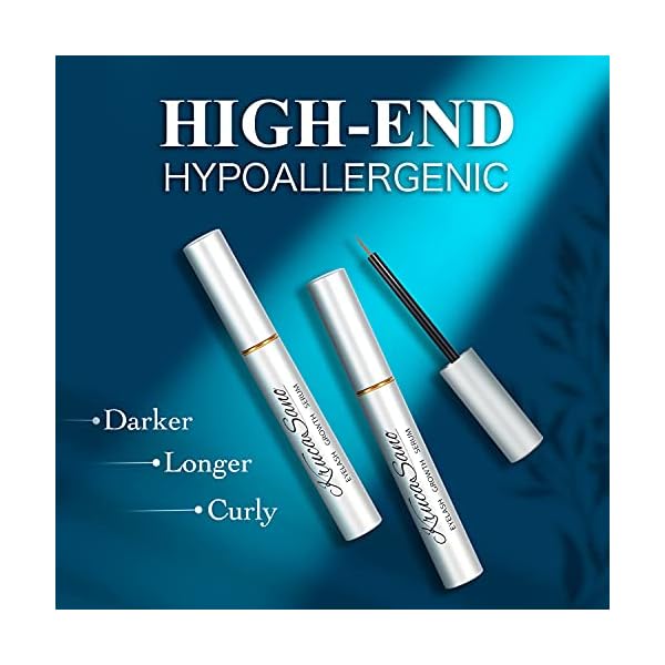 Eyelash-Growth-Serum-Krucasano-Eyebrow-Enhancer-Lash-Serum-for-Longer-Fuller-Lashes-Brow-Thicker-Pure-Plant-Extracts-Lash-Enhancing-Serum-3ml Eyelash Growth Serum, Krucasano Eyebrow Enhancer Lash Serum for Longer Fuller Lashes & Brow Thicker, Pure Plant Extracts Lash Enhancing Serum, 3ml, 0.1 Fl Oz (Pack of 1)