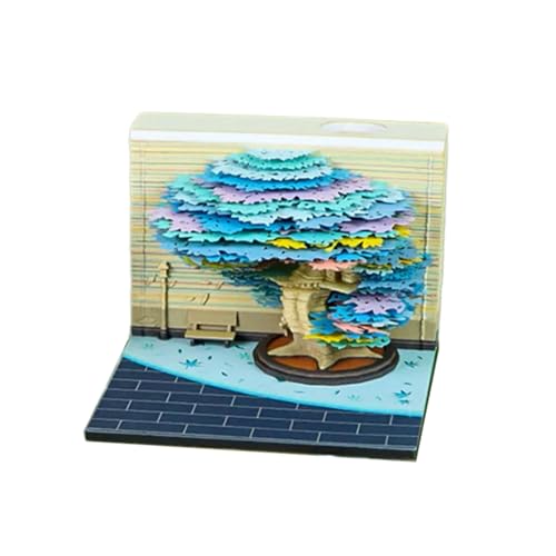 Twenty Twenty Six 芸術的な木の成長カレンダー ウィークリー プラン パッド 取り外し可能なペイン付き デスク整理とプレゼント 時間管理 筆記用具