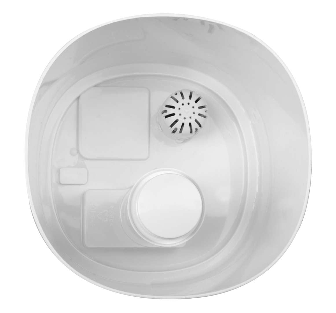 Concept Hausgeräte ZV1200 Perfect Air Humidificador de aromaterapia, 4 litros, 3 niveles de intensidad de vapor, adecuado para habitaciones de hasta 30 m2 (blanco)