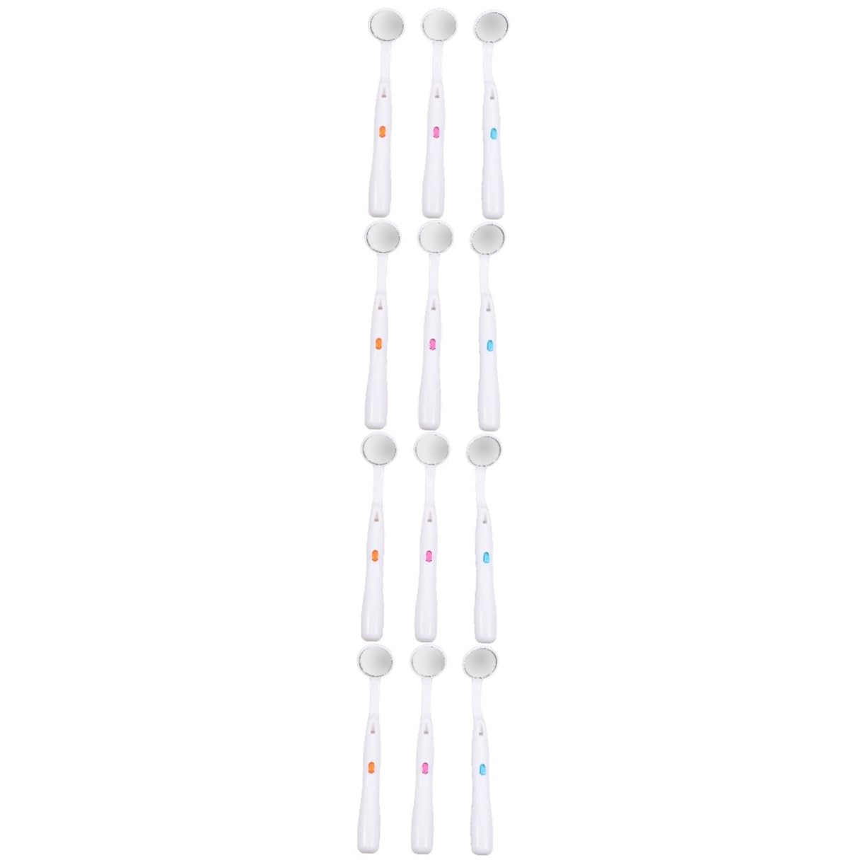 ULTECHNOVO 12pezzi Specchi Dentali Led Con Luce Per Ispezione Orale Specchietti Per e Controllo Comodi e Pratici Per Uso Domestico e Alta