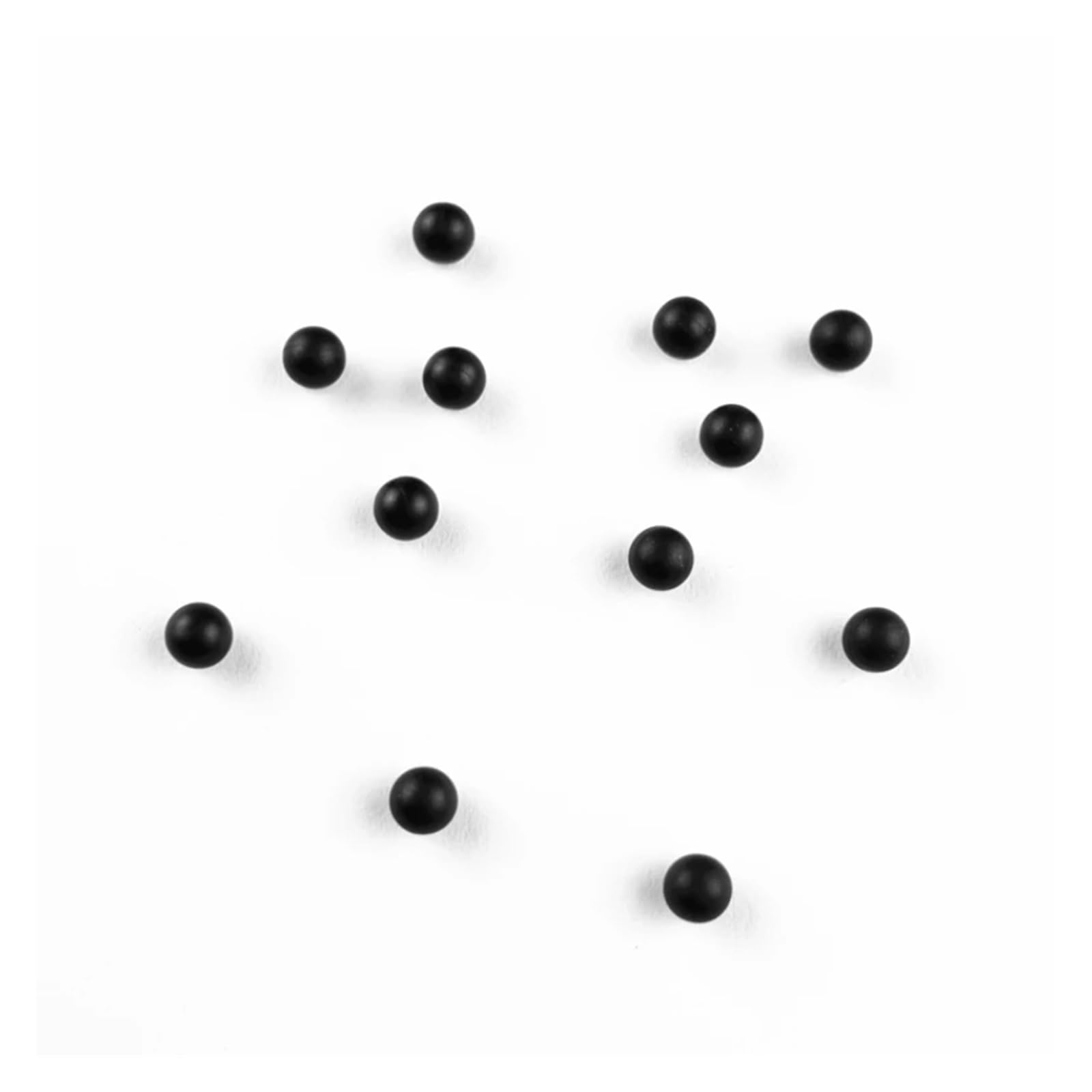 Bola de goma de 4mm a 12,7mm de diámetro, bola de goma NBR, bola de goma de sellado de goma de nitrilo, bola de goma NBR con línea de molde pequeña, 5/10/50 Uds. (Tamaño : Diameter 12.7mm 50Pcs)